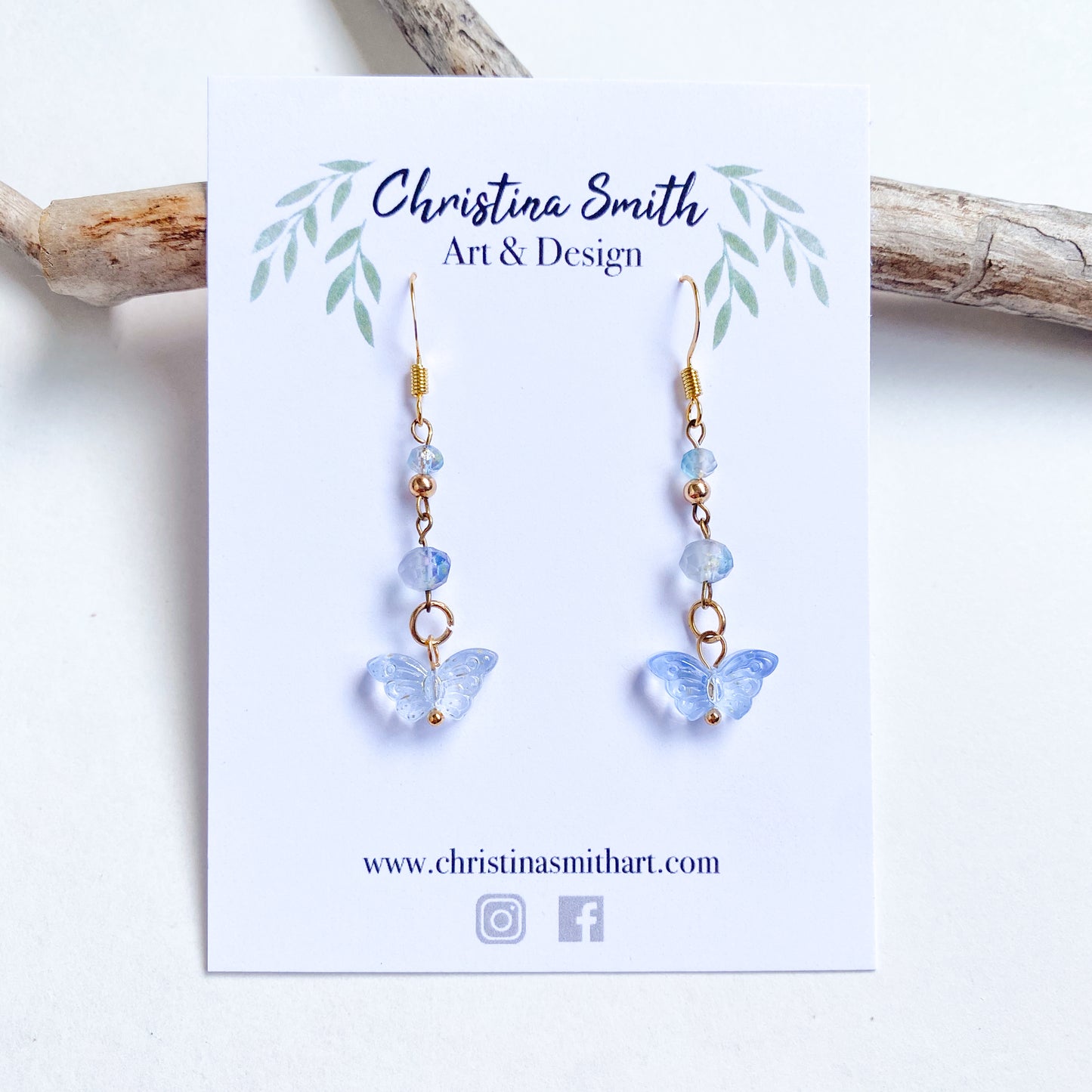 River: Butterfly Fairytail Earrings