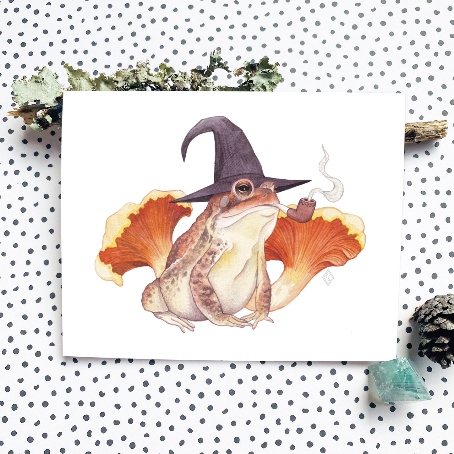 Wizard Toad - Greeting Card