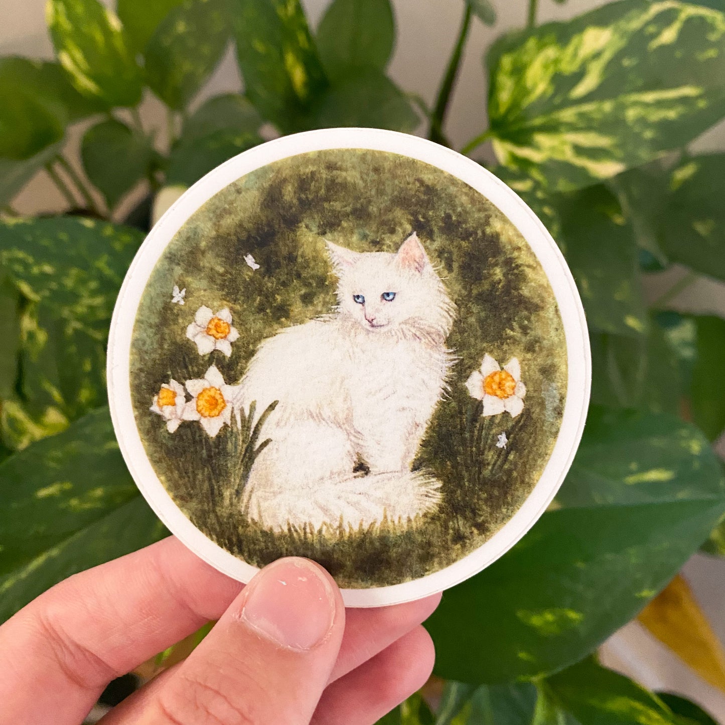 Princess of the Garden Round Sticker