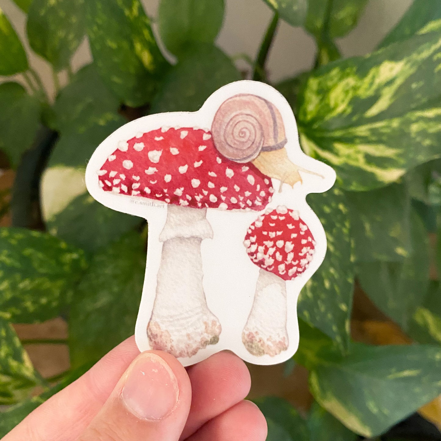 Amanita Mushroom Sticker