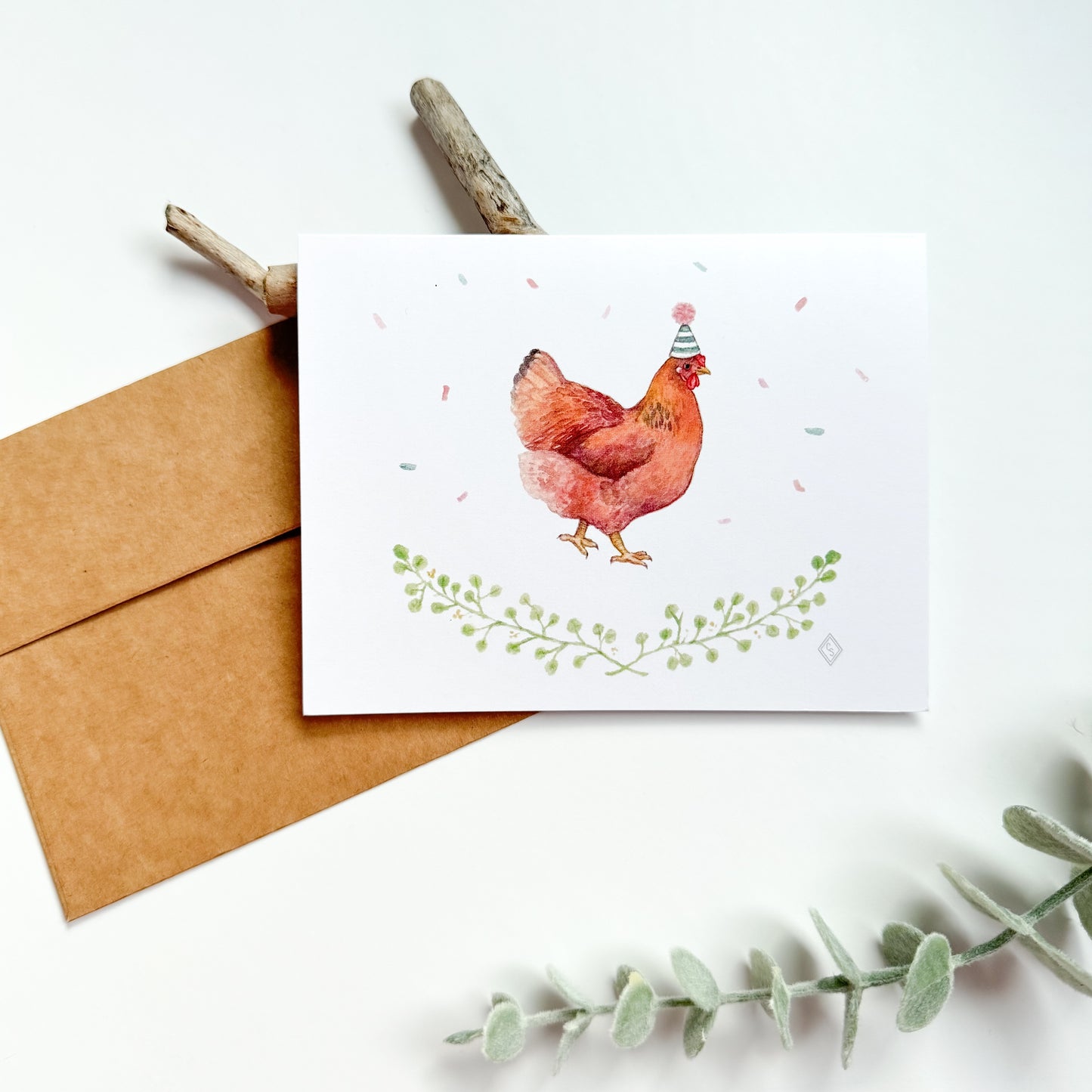 Party Chicken - Birthday Card
