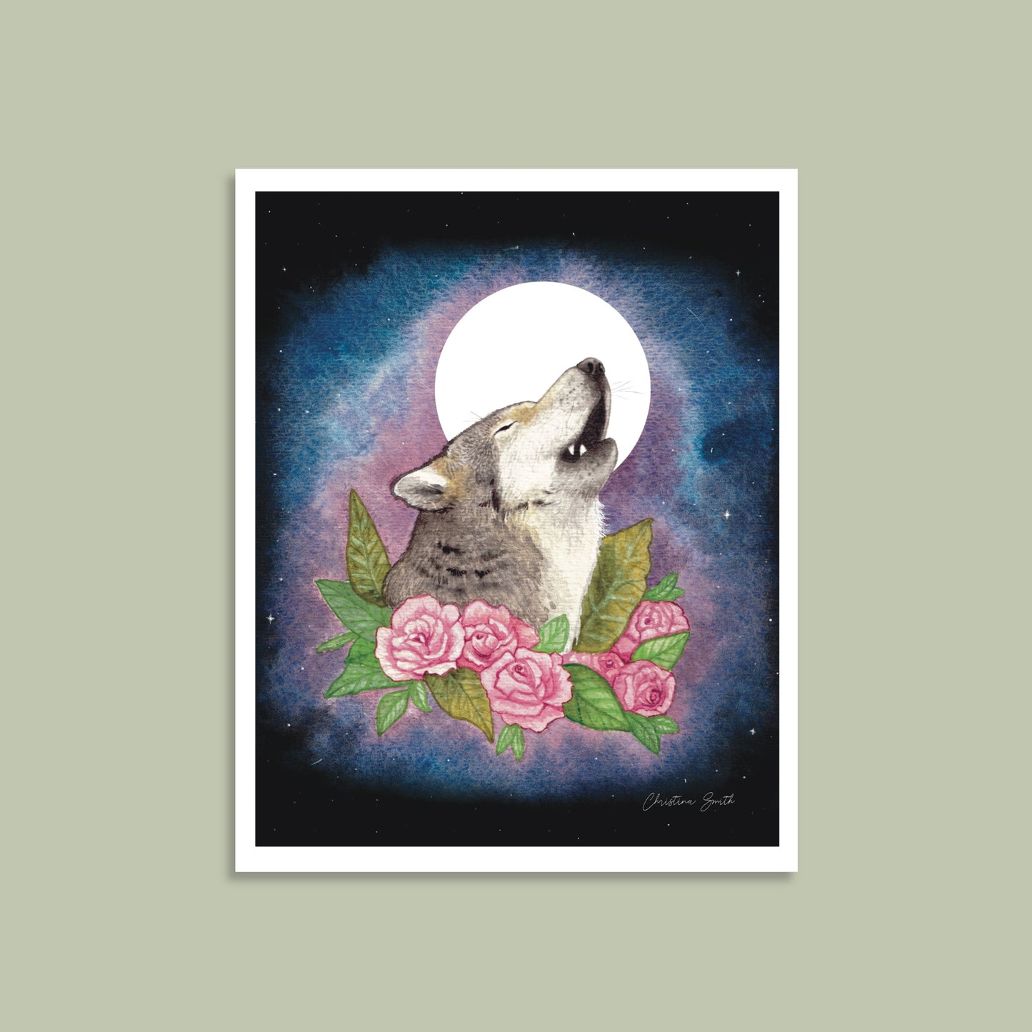 Howling Wolf - Limited Edition Art Print