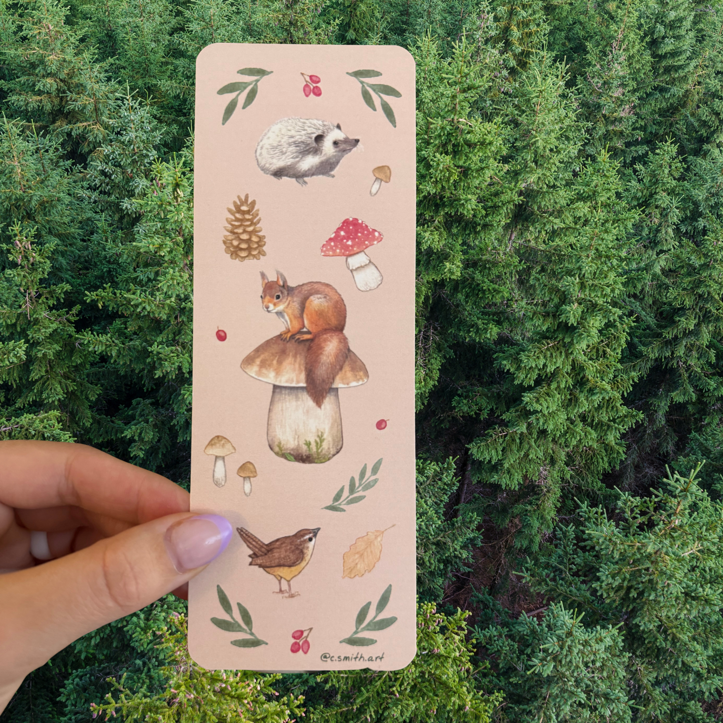 Large Forest Critters Bookmark