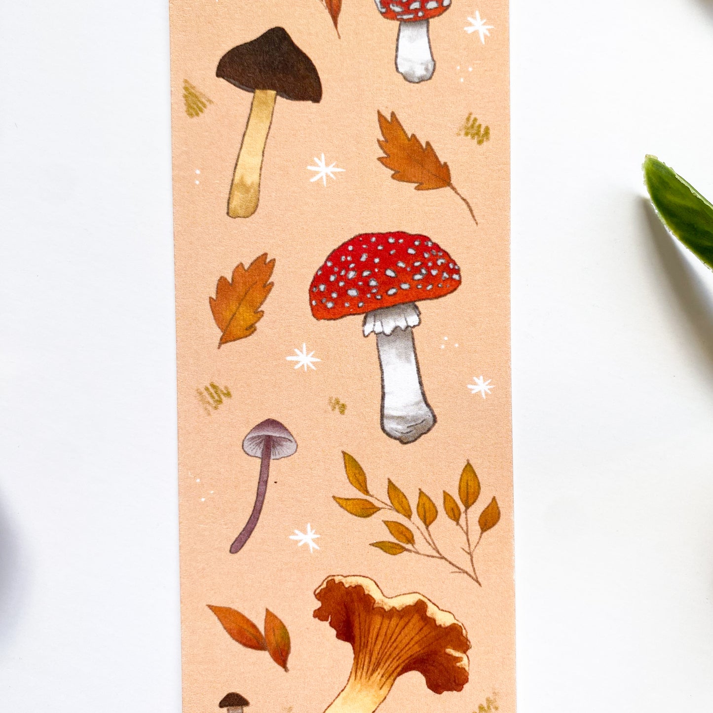 Autumn Mushroom Bookmark