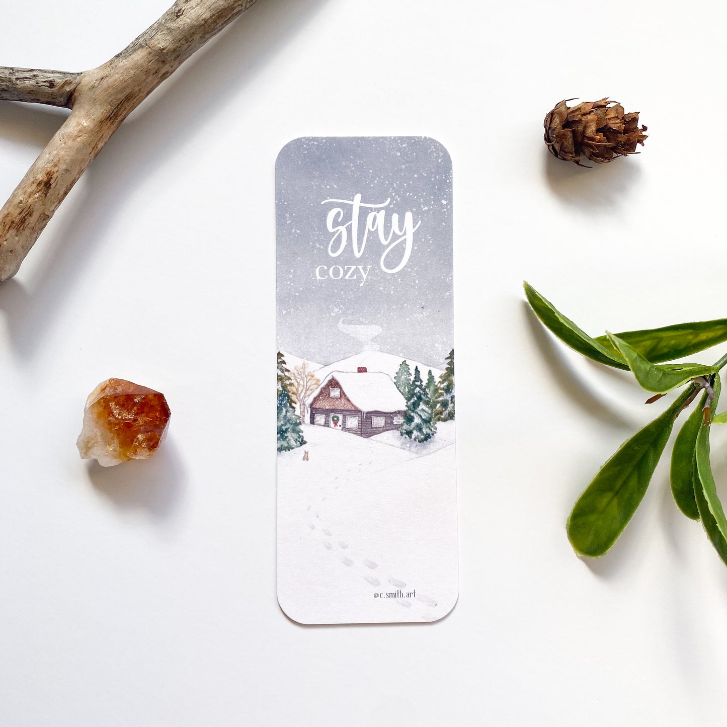 Cozy Cabin Bookmark