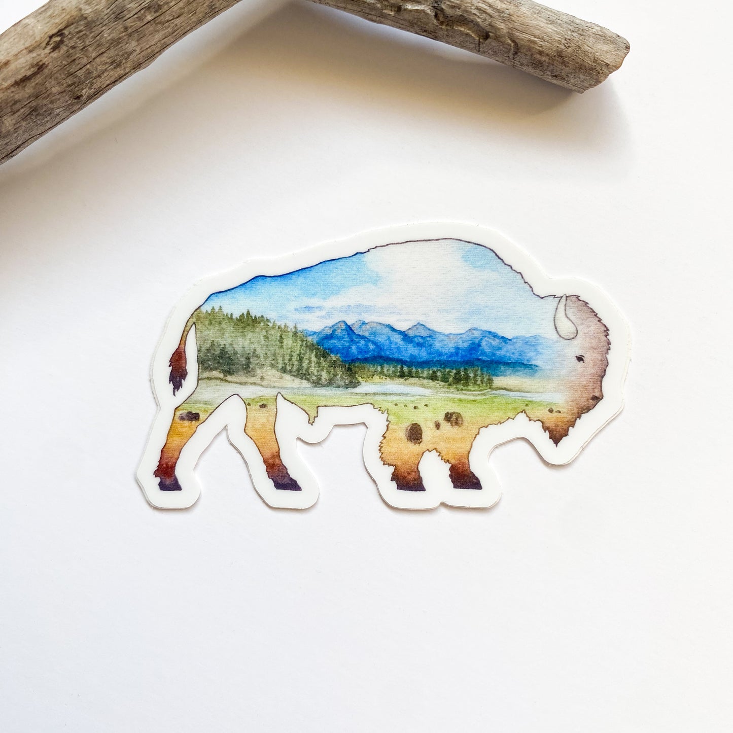 Yellowstone Bison Sticker