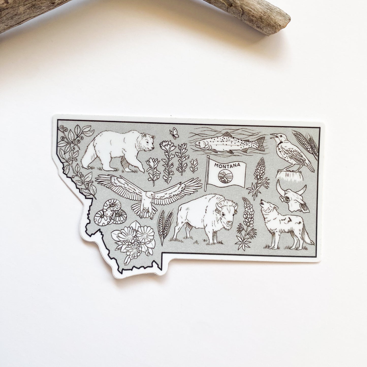 Montana Wilderness Sticker - Larger