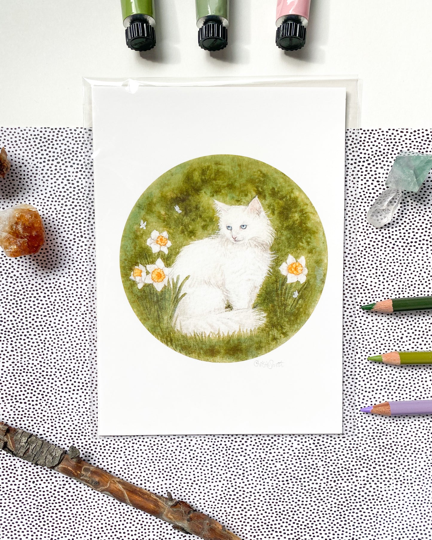 Princess of the Garden - Limited Edition Art Print 5x7