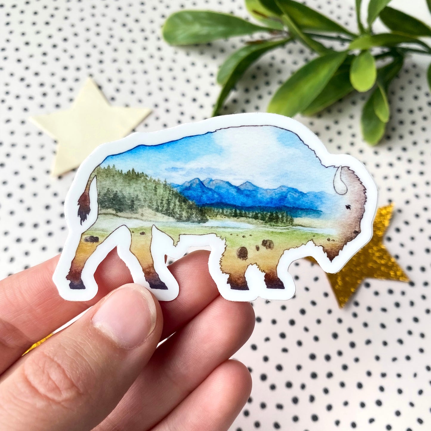 Yellowstone Bison Sticker
