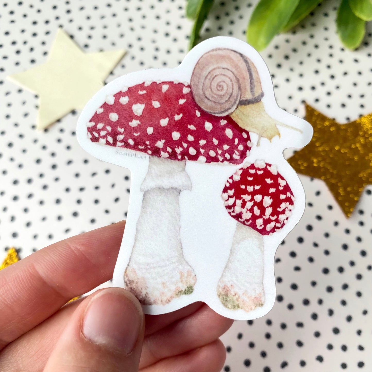 Amanita Mushroom Sticker