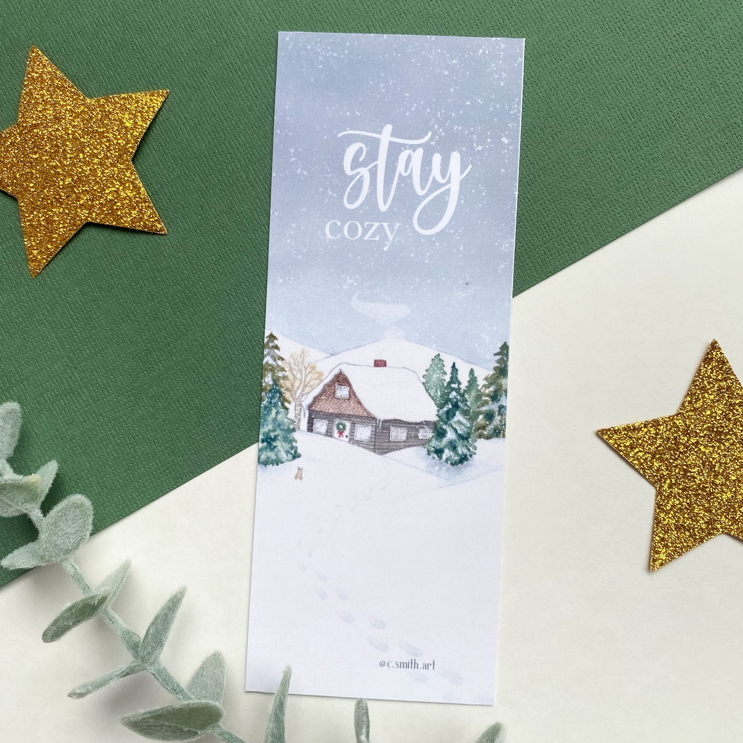 Cozy Cabin Bookmark