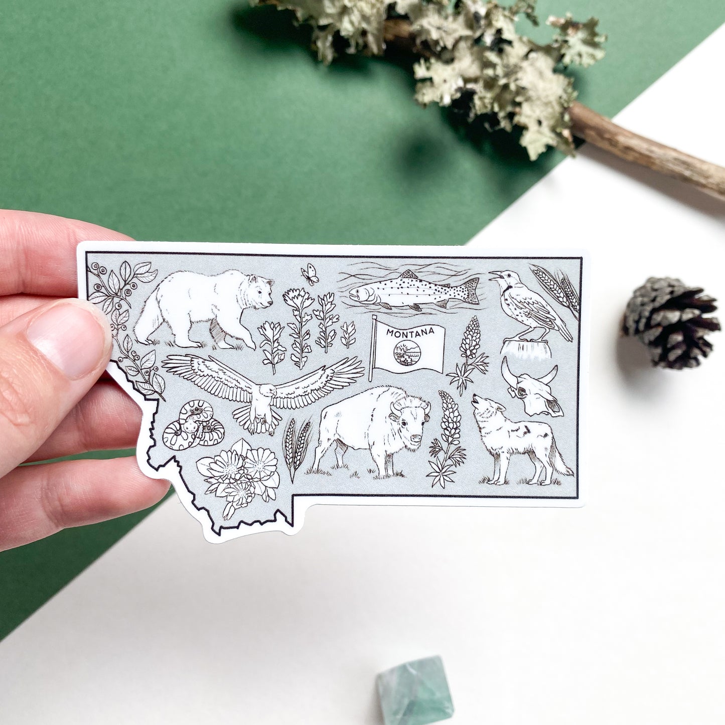 Montana Wilderness Sticker - Larger