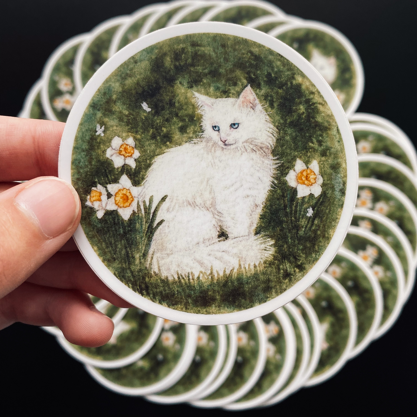 Princess of the Garden Round Sticker