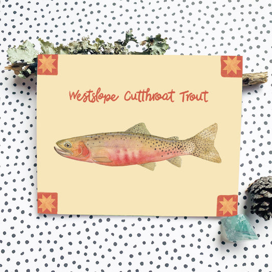 Westslope Trout Greeting Card