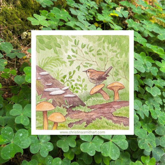 Forest Wren Sticker