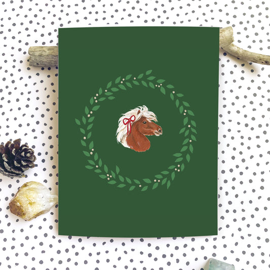 Evergreen Pony Card