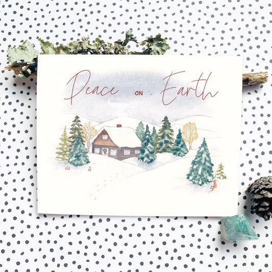 Peace on Earth - Christmas Greeting Card