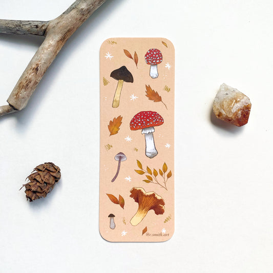 Autumn Mushroom Bookmark