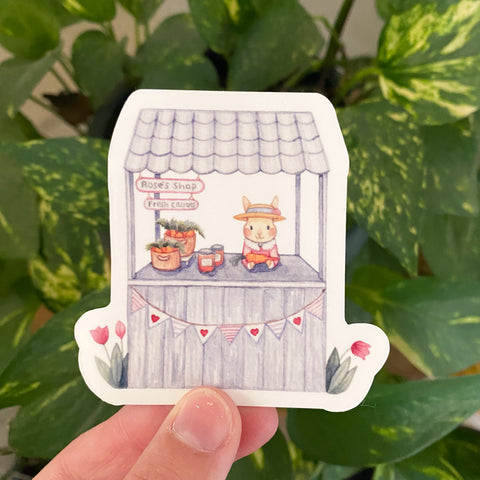 Rose’s Carrot Stand Sticker