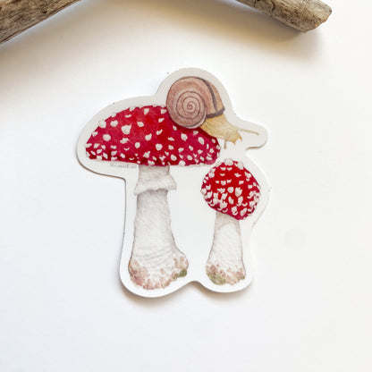 Amanita Mushroom Sticker